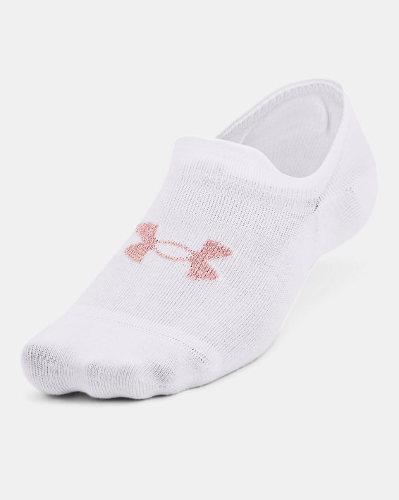 Unisex sokken UA Ultra Lo – 3 paar, White, pdpMainDesktop image number 1